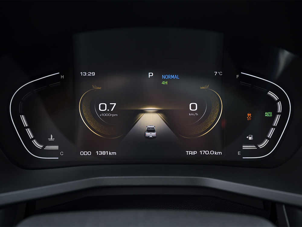 LCD аспаптық панель